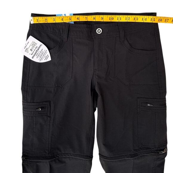 NWT Kuhl Women's Horizn Convertible 32" inseam Pant Size 6 Color Raven - Picture 5 of 6